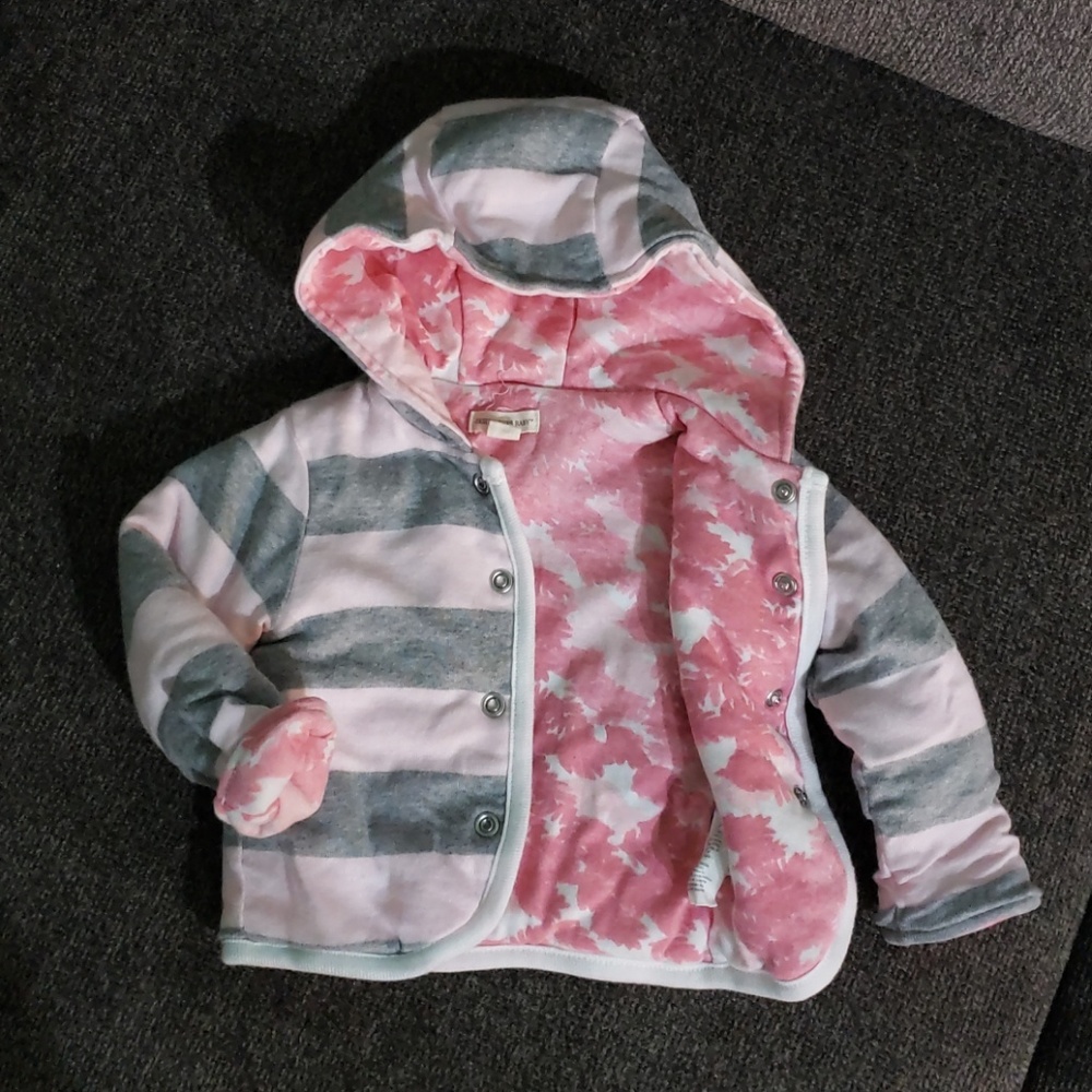 Reversible Organic Burts Bees Baby Winter Coat